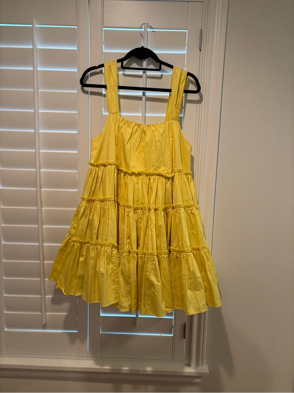 Yellow Tiered Dress